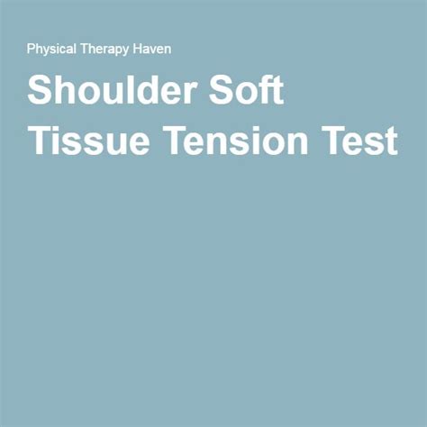 shoulder soft tissue tension test|speed test for shoulder problems.